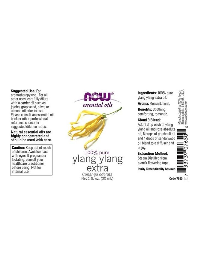 Now Foods Now Essential Oils, Ylang Ylang Oil 1 oz - Image 2