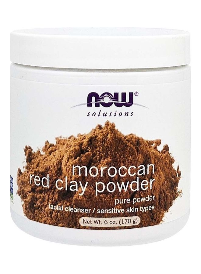 Now Foods Moroccan Red Clay Powder 6 Oz. - Image 1