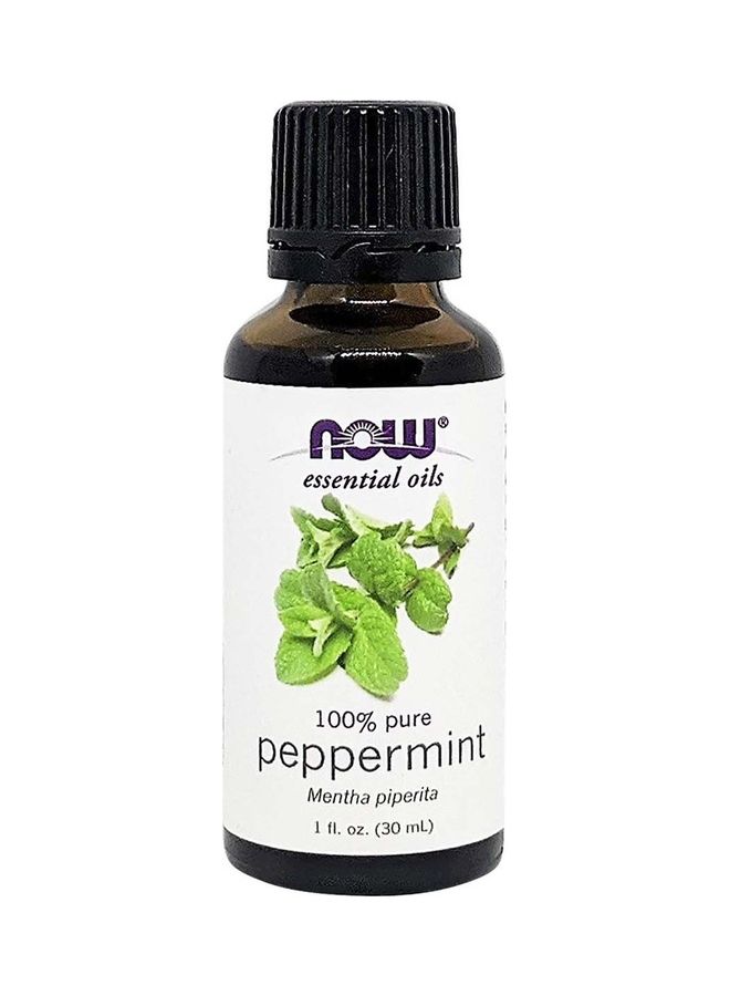 Now Foods Now Essential Oils, Peppermint Oil 100% Pure 1 Fl. Oz. - Image 1