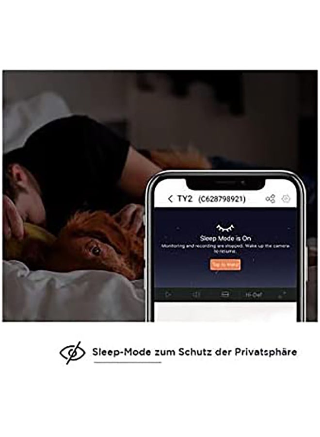 EZVIZ TY2 Bundle - TY2 Smart Indoor Wi-Fi Camera with SanDisk 64 GB Ultra UHS-I Class 10 microSDXC Card - Image 5