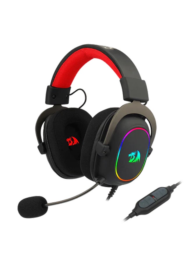 H510-RGB Zeus X Wired Gaming Headset, Ergonomic Design, 7.1 Surround Sound, 53mm Drive, Detachable Microphone & RGB Lights, 3.5mm Cable, USB Control Box & 3.5mm Jack Input, Black | H510-RGB - v1666078779/N53354617A_1