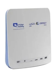 موبايلي راوتر كونيكت بتقنية 4G لون أبيض  - Image 1