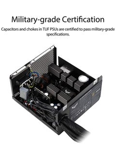 ASUS TUF Gaming 450B 450W Power Supply, 80Plus Bronze, PSU, PCI-E 6+2-pin x2, Fan Size 135mm | 90YE00D3-B0NA00 Black  - Image 2