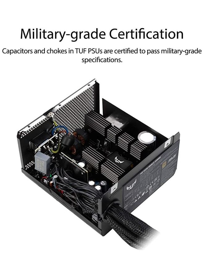 ASUS TUF Gaming 450B 450W Power Supply, 80Plus Bronze, PSU, PCI-E 6+2-pin x2, Fan Size 135mm | 90YE00D3-B0NA00 Black  - Image 2