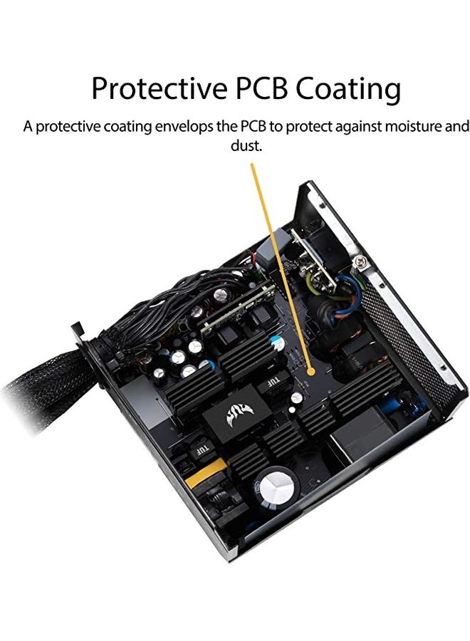 ASUS TUF Gaming 450B 450W Power Supply, 80Plus Bronze, PSU, PCI-E 6+2-pin x2, Fan Size 135mm | 90YE00D3-B0NA00 Black  - Image 3