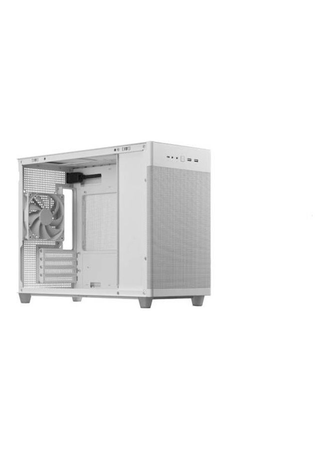 ASUS - AP201 Prime Case Mesh White Edition, 33L MicroATX Case, Tool-Free Side Panels, Quasi-Filter Mesh, With Support For 360mm Coolers,338mm Graphics Cards, Standard ATX PSU's, 90DC00G3-B39000 White - Image 1