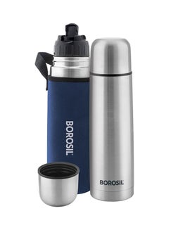 Borosil Vaccum Thermo Flask Blue, 1000Ml, Fgftl1000Bu Blue
