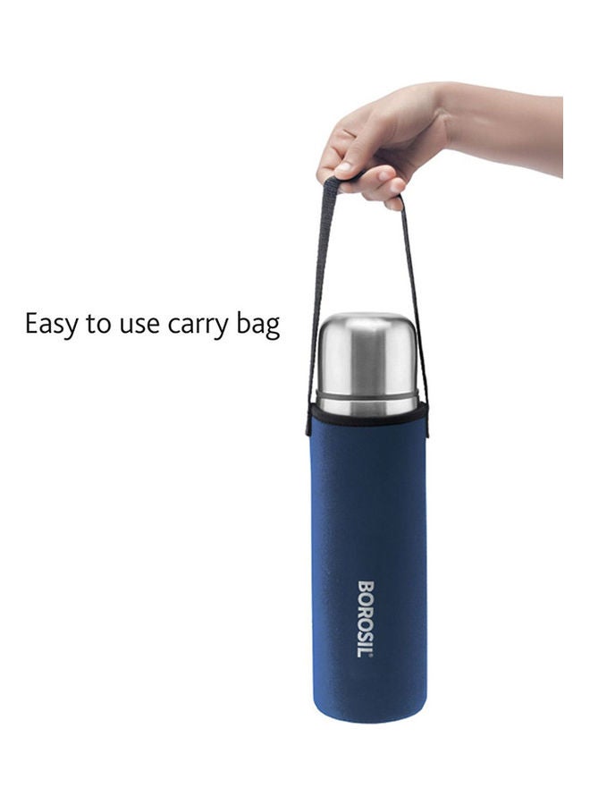 BOROSIL - Borosil Vaccum Thermo Flask Blue, 1000Ml, Fgftl1000Bu Blue - Image 1