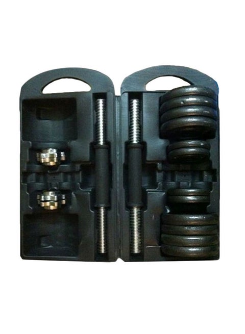 Fitness Equipment Chrome Dumbbell Set 20 kg 7 x 14 x 17inch 7 x 14 x 17inch