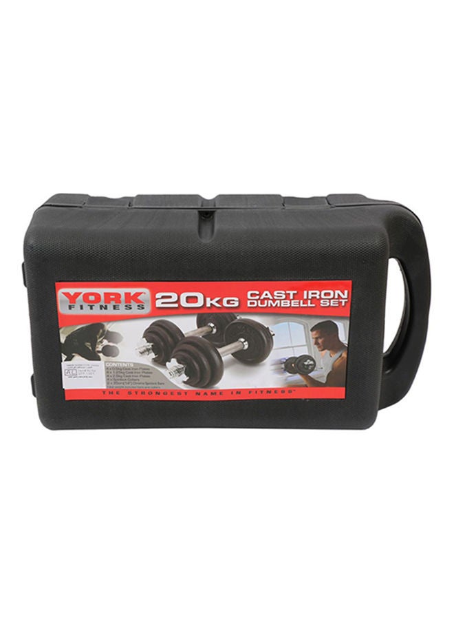 Dumbbells Set With Box- 20kg 20kg