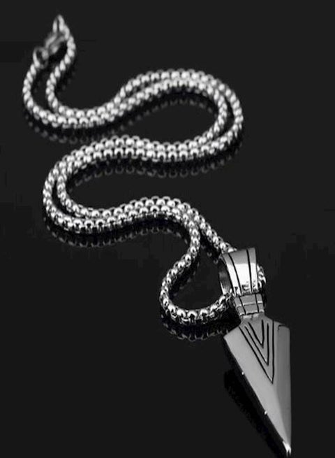 Men Titanium Steel Stainless Steel Chain Necklace