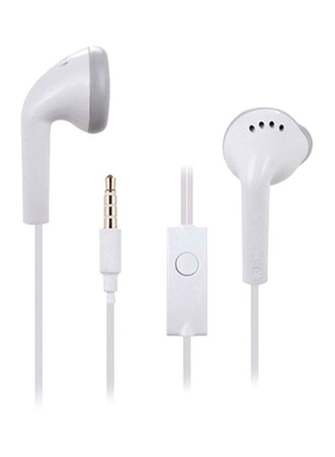 Wired In-Ear Earphones With Microphone For Samsung Galaxy S2/S3/S4/S5/Note 2/3/4 White