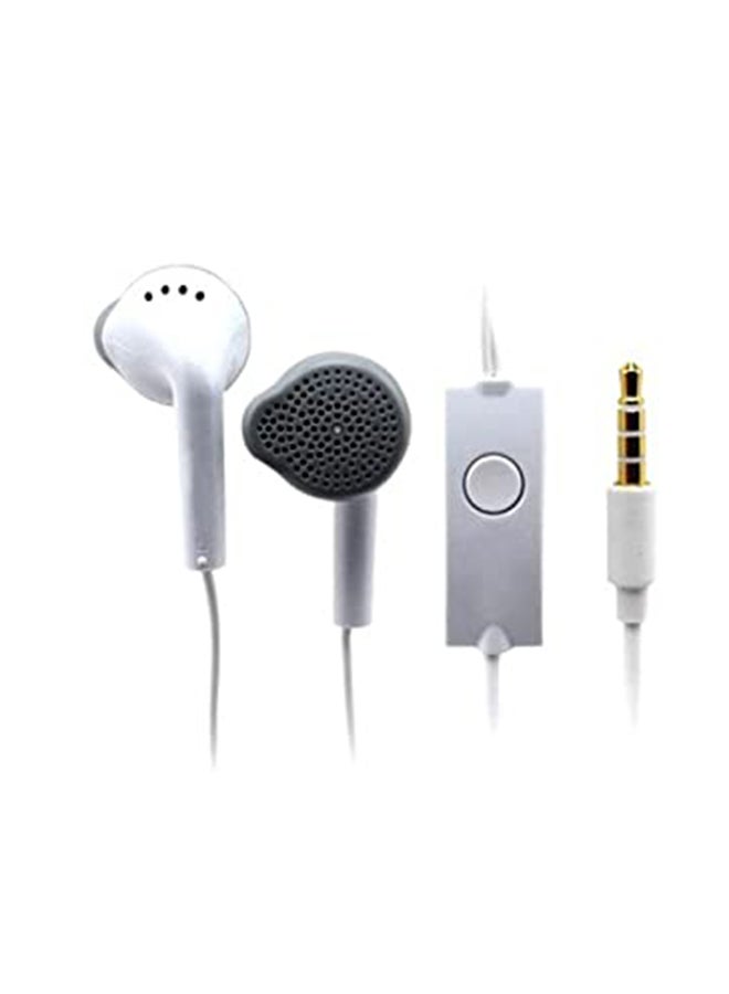 Generic - Wired In-Ear Earphones With Microphone For Samsung Galaxy S2/S3/S4/S5/Note 2/3/4 White - Image 1