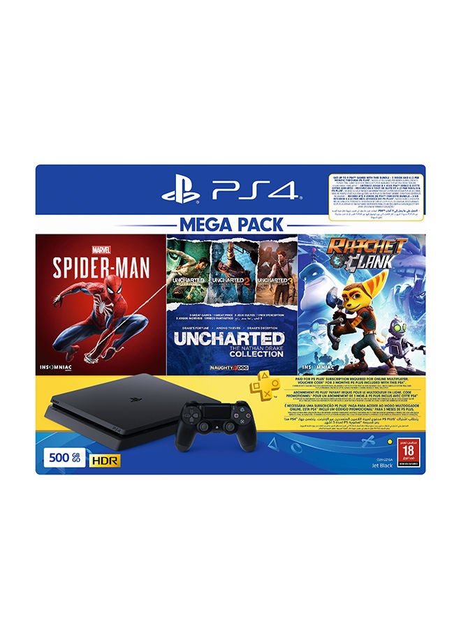 Sony - PlayStation 4 500GB Console With 3 Games Mega Pack Bundle - Image 1
