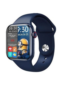 180.0 mAh HW16 Split Screen Smartwatch With Rotating Side Button Blue
