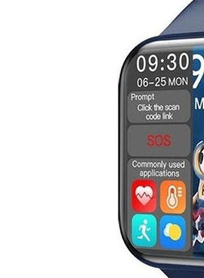 Generic - 180.0 mAh HW16 Split Screen Smartwatch With Rotating Side Button Blue - Image 1