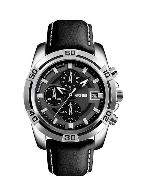 Men's Water Resistant Chronograph Watch 9156h - 47 mm - Black