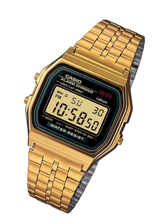 CASIO Women's Stainless Steel Digital Watch A159WGEA-1  - Image 4