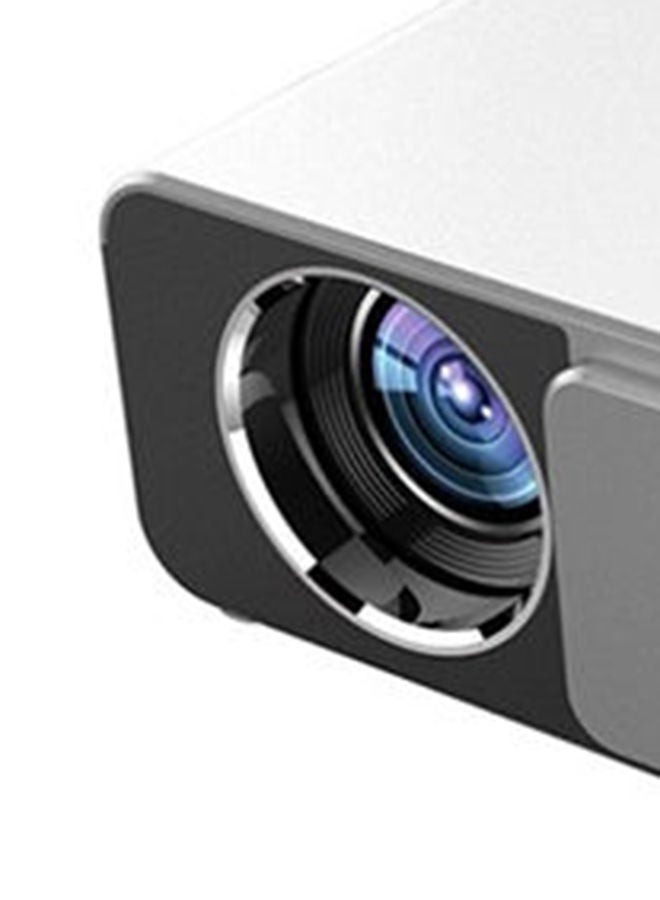 Portable LED Home Theater Video Projector With USB HDMI T6 Silver  - Image 3
