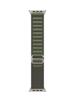 MARGOUN 2Pack for Apple Watch Alpine Loop Band 49mm/45mm/44mm Nylon Woven Sport Strap Compatible with iWatch Series 8/Ultra/7/SE/6/5/4/3/2/4 Green/Orange  - Image 5