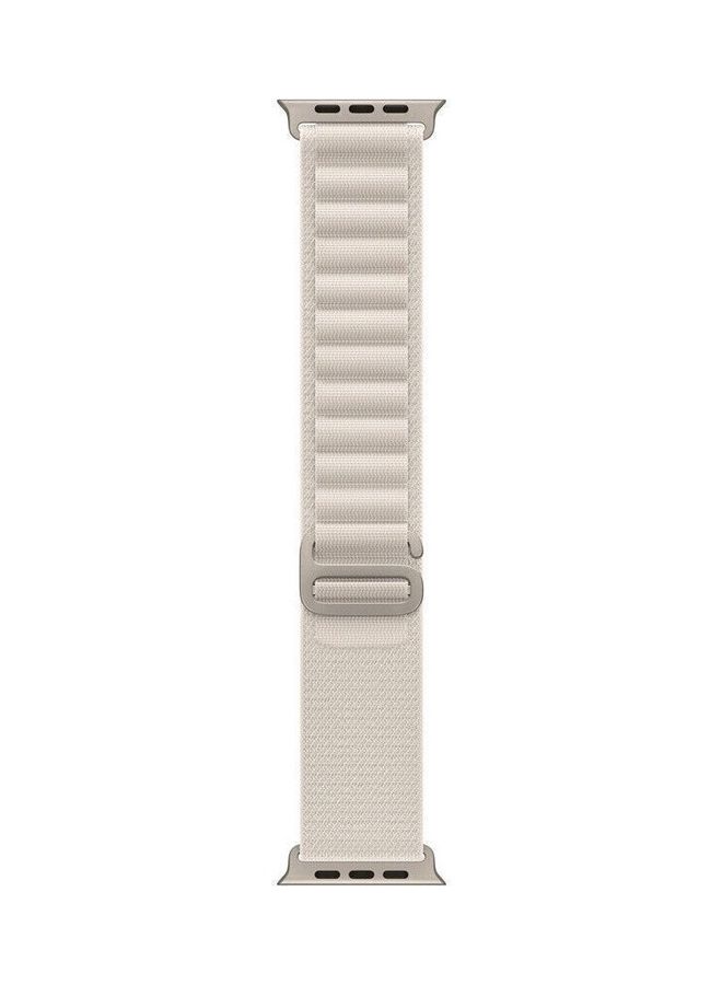 MARGOUN - 2Pack for Apple Watch Alpine Loop Band 49mm/45mm/44mm Nylon Woven Sport Strap Compatible with iWatch Series 8/Ultra/7/SE/6/5/4/3/2/5 White/Green - Image 1