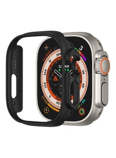 MARGOUN 2Pack for Apple Watch Ultra 49mm Case Protective Hard PC Cover Shockproof Hollow Bumper Frame Guard Compatible with iWatch Ultra 49mm Clear/Black  - Image 2