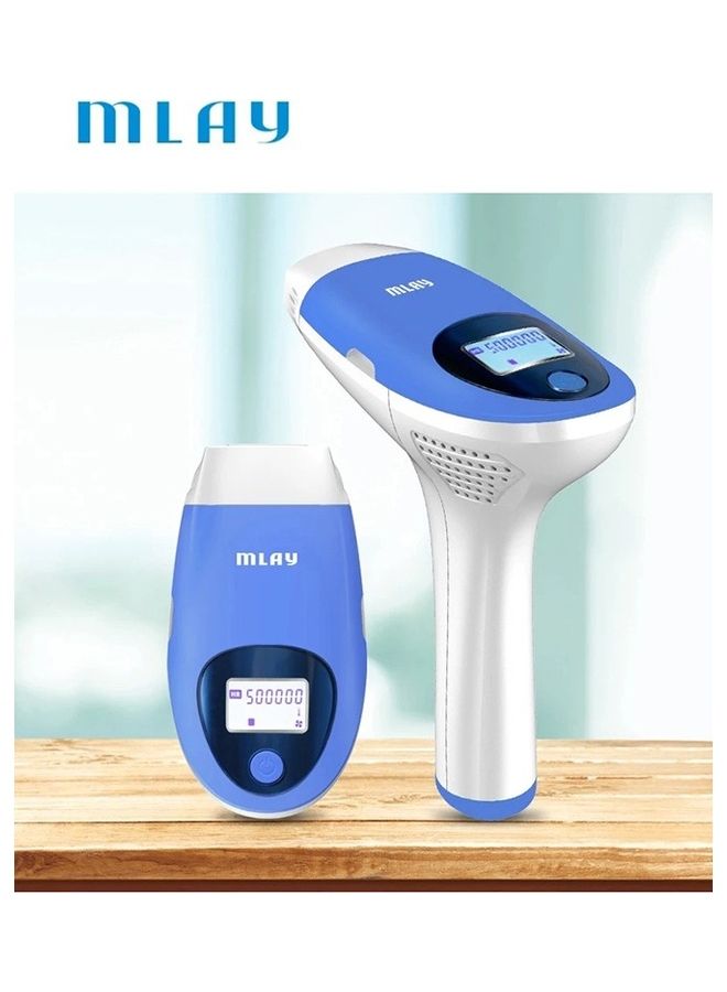 ملاي جهاز إزالة الشعر بالليزر بمصباح واحد وتقنية IPL بـ 500000 نبضة أزرق - Image 5