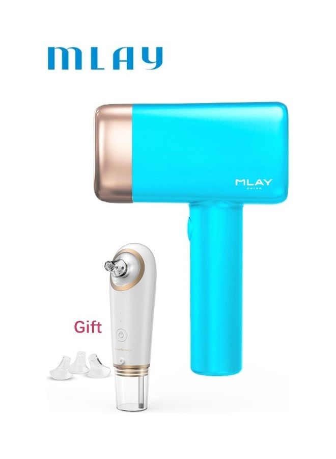 MLAY T14 Painless Ice Compression Epilator Replaceable Lenses Sky Blue - Image 1