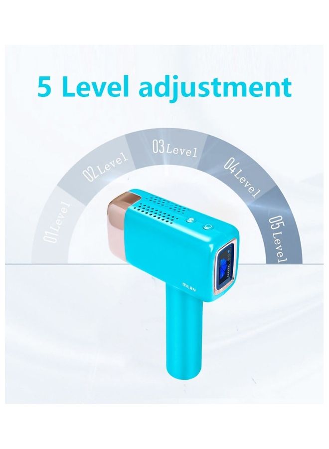 MLAY T14 Painless Ice Compression Epilator Replaceable Lenses With Bikini Hair Removal Lamp Sky Blue  - Image 2