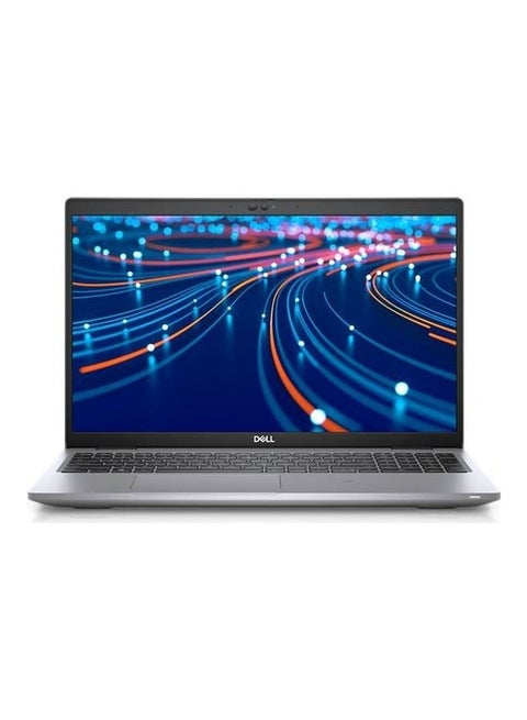 Latitude 5520 (Upgraded Version) Laptop With 15.6-Inch Full HD Display, Core i5-1135G7 Processor/8GB RAM/512GB SSD/Windows 10 Pro/Intel Iris Xe Graphics/Fingerprint Reader English/Arabic Silver