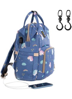 Sunveno Unicorn Diaper Bag With Stroller Hooks  - Image 2