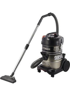 HITACHI Pail Can Vacuum Cleaner  Cloth, Nano Titanium Filter 23 L 2300 W CV-985HC 220CECGB Black x Gold 