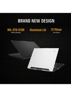 ASUS TUF Dash F15 FX517ZE-HN068W (Upgraded Version) Laptop With 15.6-Inch FHD Display, Core i7-12650H Processor / 16GB RAM / 512GB SSD / 4GB NVIDIA GeForce RTX 3050 Ti Graphics / Win11 Home / Backlit / English/Arabic Off Black  - Image 4