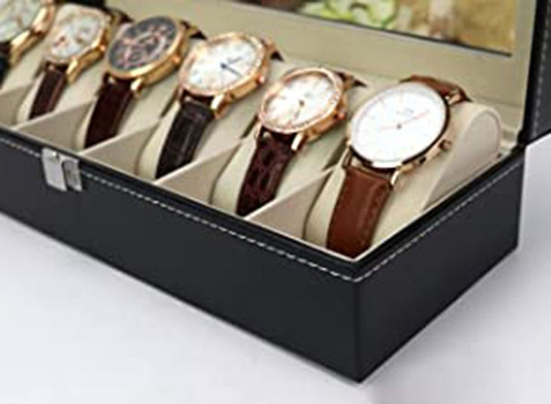 Generic men Watch Organizer For 6 Watches  - Image 3