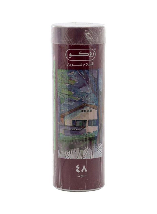 ROCO 48-Piece Color Pencil Set Multicolour - Image 1