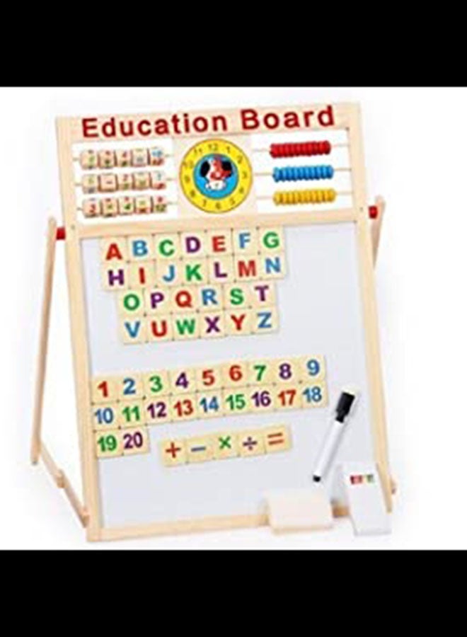 Generic Multi-Purpose Magnetic Education Board With Marker Multicolour  - Image 3
