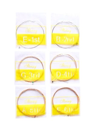 6-Piece Alice Acoustic Guitar String Set-A203 - v1666174950/N15747976A_1