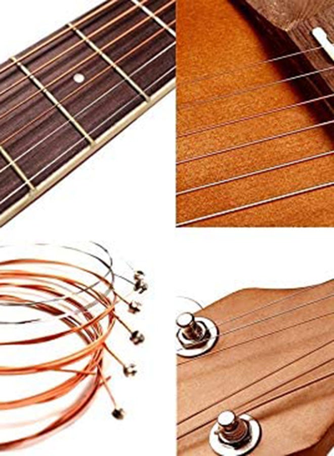 Generic 6-Piece Alice Acoustic Guitar String Set-A203  - Image 3