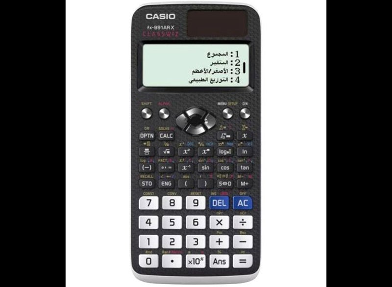 CASIO Scientific Calculator In Arabic And English Fx-991Ar X With 542 Functions Black - Image 1