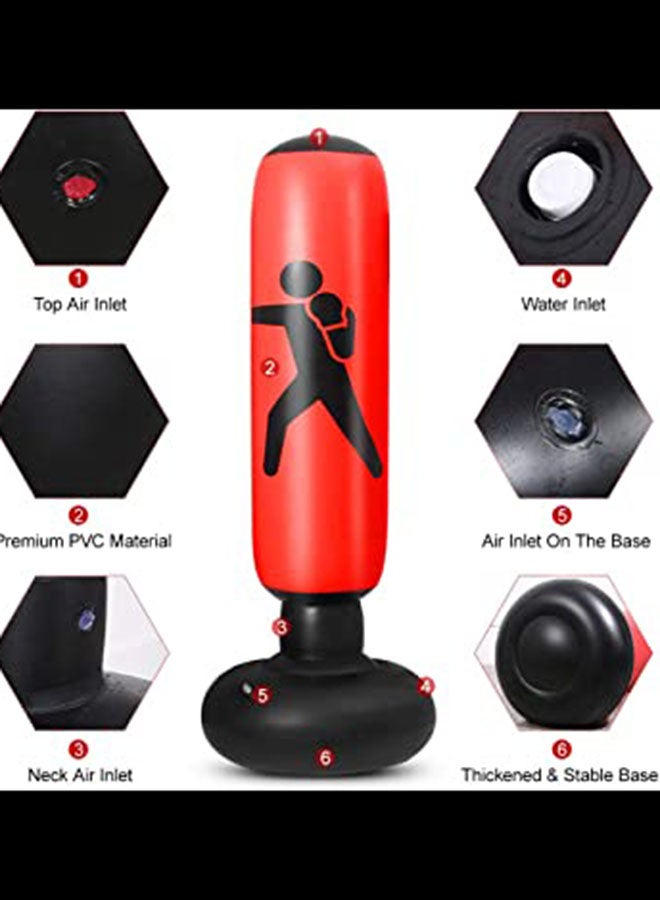 Generic - Printed Inflatable Punching Bag 5.2feet 5.2feet - Image 1