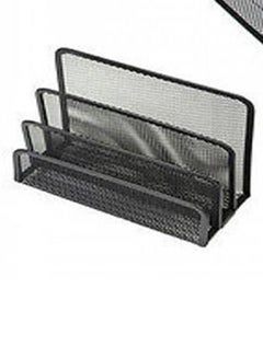 Generic 5-Piece Metal Mesh Desk Organizer Set Black  - Image 4