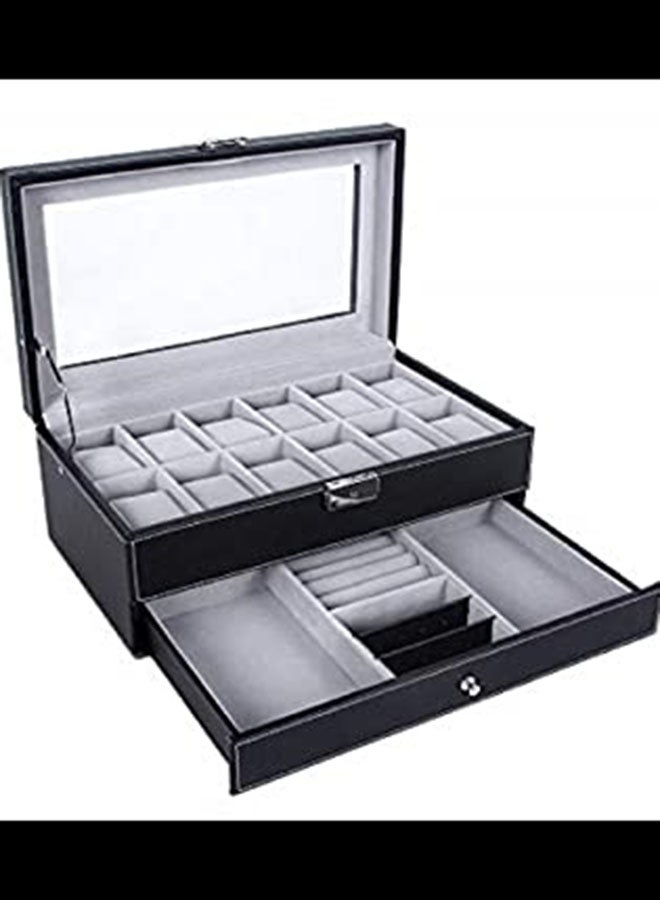 12-Grid Double Layer Watch Storage Box ZG1046401 - v1666175103/N13249253A_4