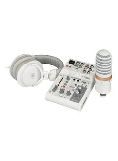 YAMAHA Live Streaming Pack AG03MK2WLSPK White 