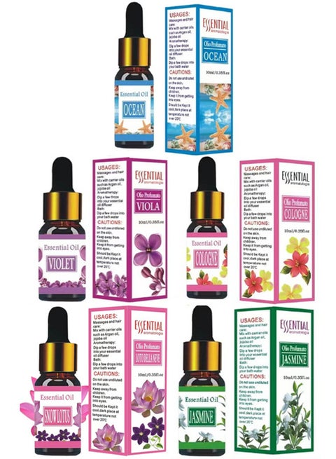 Pack Of 5 Humidifier Oil Multicolour 10ml