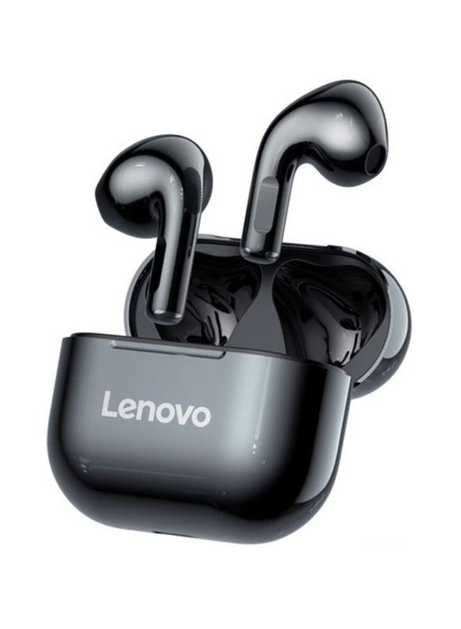 Lenovo - LP40 TWS Wireless Earphone Bluetooth 5.0 Dual Stereo Bass Touch Control IP54 Life Waterproof Clear - Image 1