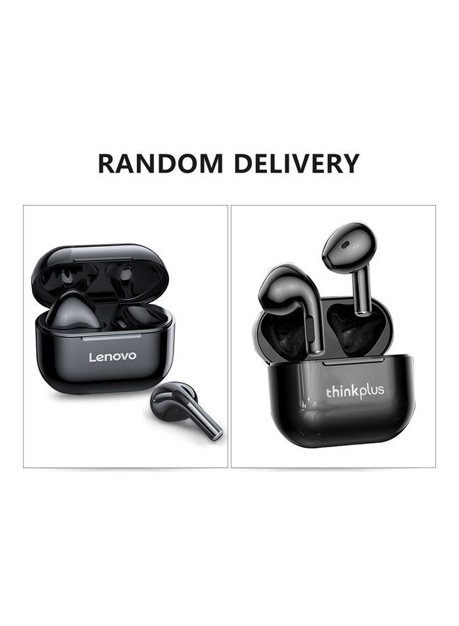 Lenovo - LP40 TWS Wireless Earphone Bluetooth 5.0 Dual Stereo Bass Touch Control IP54 Life Waterproof Clear - Image 1