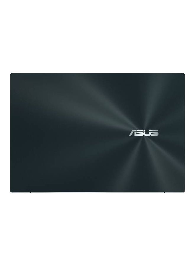 ASUS - ZenBook Duo 14 (UX482) Laptop With 14-Inch Touchscreen FHD Display, Core i7-1165G7 Processor/16GB RAM/1TB SSD/Windows 10 Pro/2GB NVIDIA GeForce MX450  Graphics/ScreenPad Plus English/Arabic Celestial Blue - Image 1