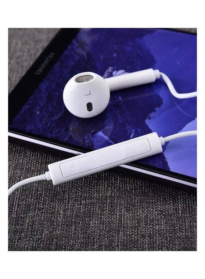 مارجون سماعات سلكية بموصل USB-C وتقنية صوت هاي فاي وسماعة رأس بميكروفون وتحكم بمستوى الصوت لهواتف هواوي لون أبيض - Image 3