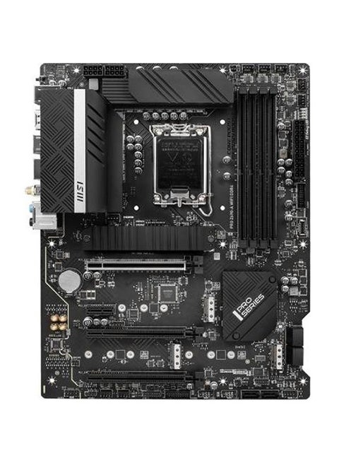 Pro Z690-A Wifi DDR4 ATX Motherboard LGA 1700 Socket Z690 Chipset 128GB DDR4 Memory 2.5Gbps LAN Intel Wi-Fi 6 Module PCI-E X16 SATA III M.2 Slot HDMI DP Black