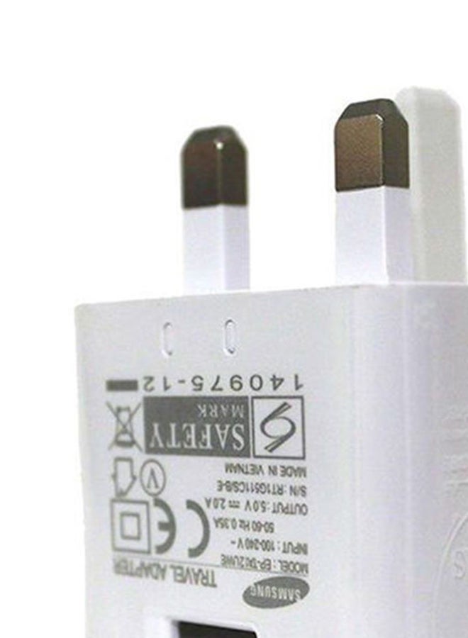 700 mAh 10W 3 Pin Uk Fast Charger For Galaxy S7 /S7 Edge White White  - Image 4